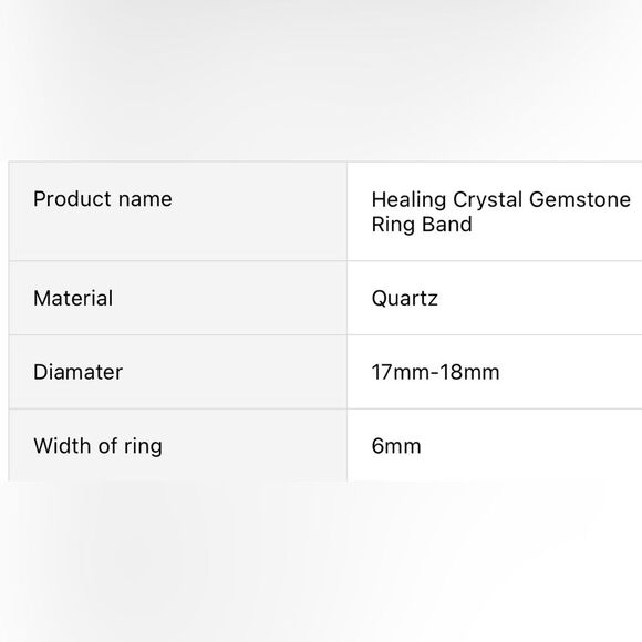 Single Moss / Indian Agate Dark Green Stone Band Ring - Picture 6 of 7